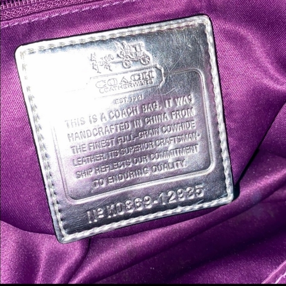 Authentic Coach Bag - Picture 4 of 5